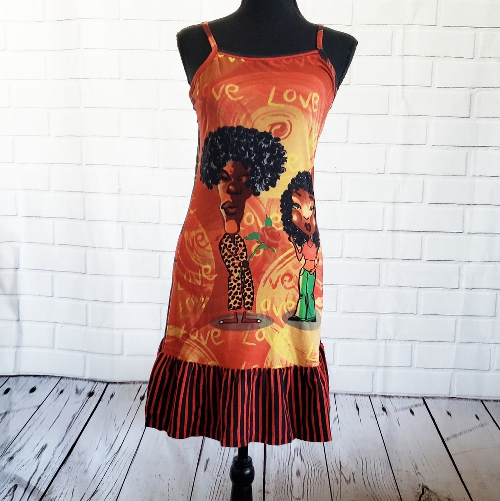 MIRAI FASHION 100% COTTON dress size medium